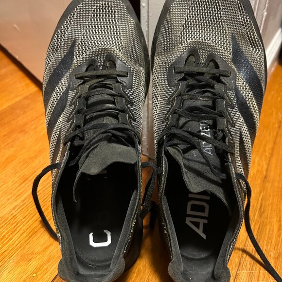 adidas Adizero Boston 12 Shoes - Black - size 10 - very worn beaters - Picture 4 of 5